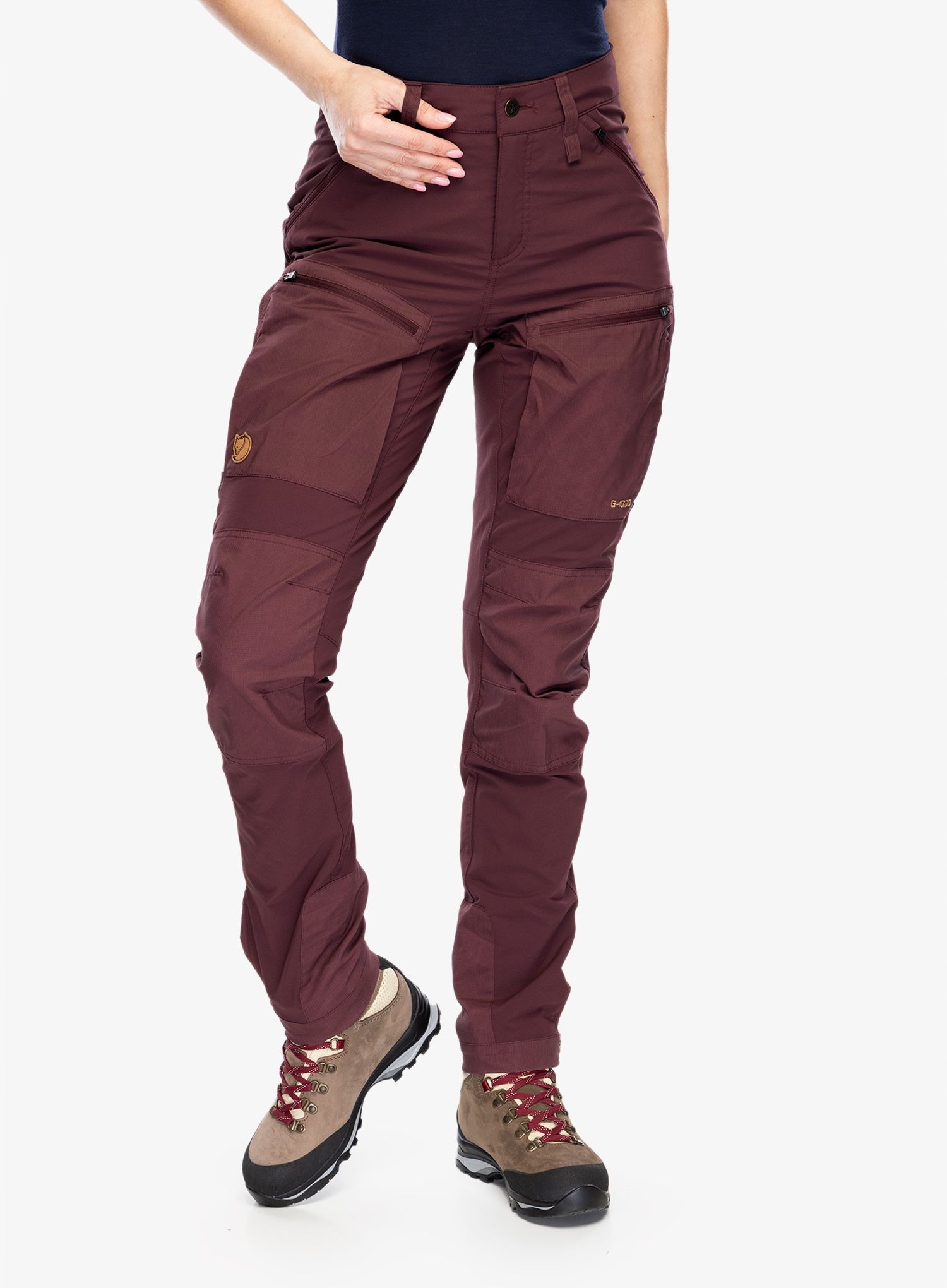Spodnie trekkingowe damskie Fjallraven Keb Agile Trousers port M