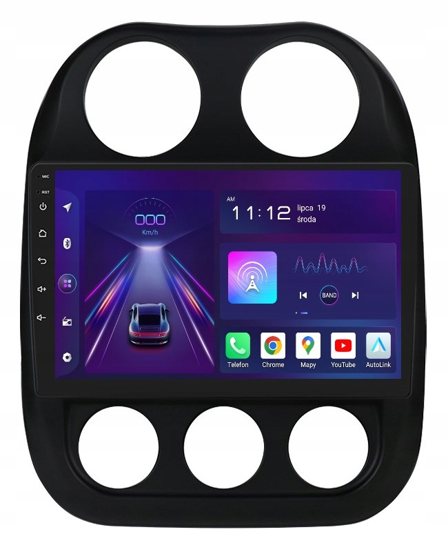 Rádio 2DIN Navigácia Android Jeep Compas A Patriot 8/256 Gb Dsp Carplay Lte