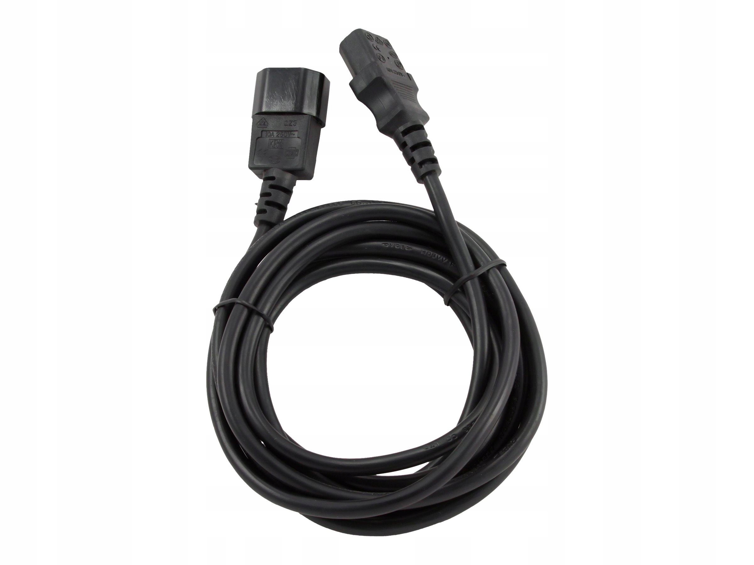 Gembird PC-189-VDE-5M Gembird kabel zasilający przedłużający Vde IEC320