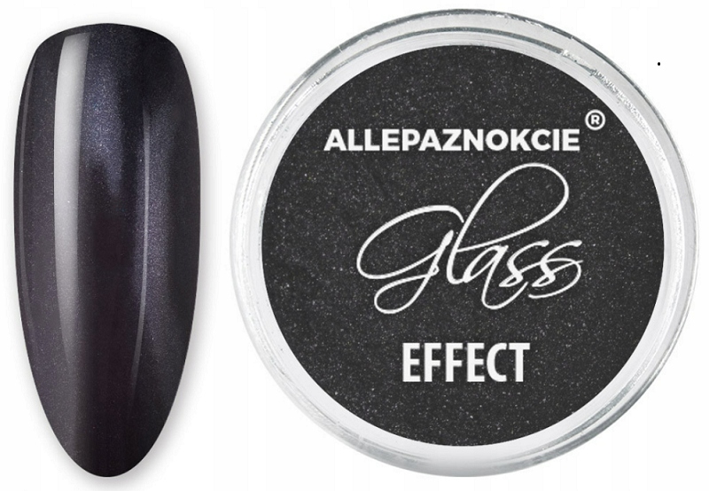 

Pyłek Do Paznokci Glass Black Efekt Lustra 12