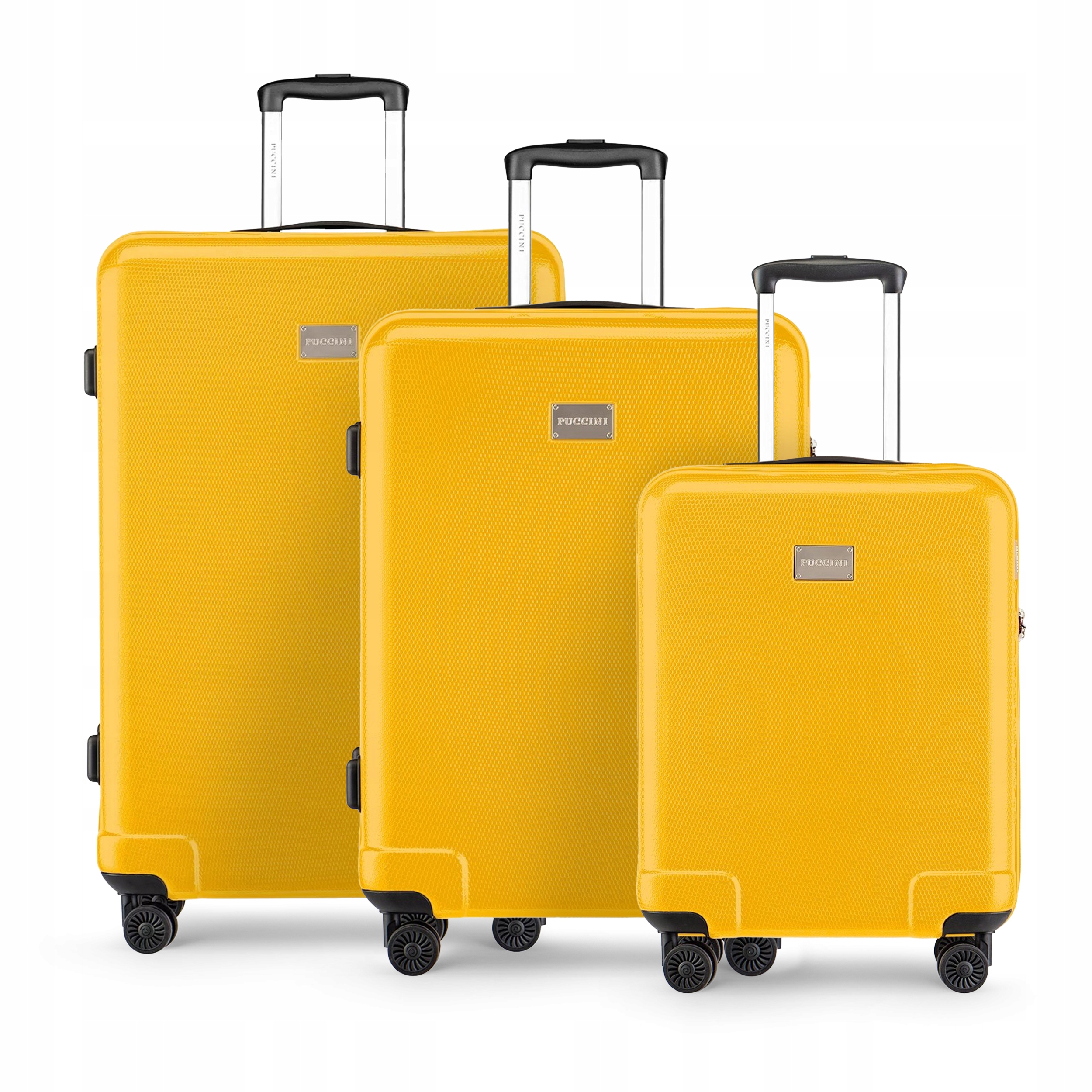 Puccini Sada cestovních kufrů Pc Komplet Polykarbonát 3v1 PC029 6C