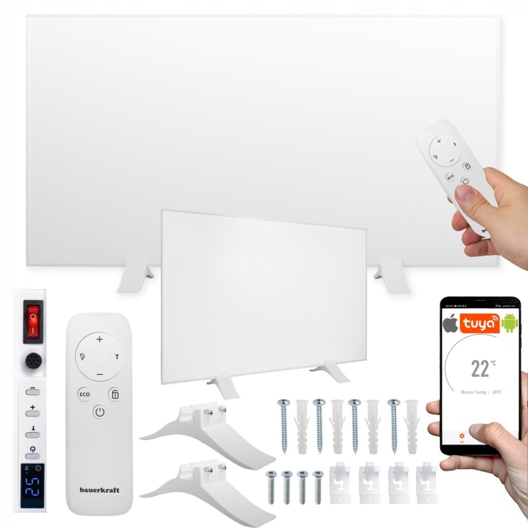 Infračervený topný panel s Ir zářičem 600W Wifi 60x100 cm