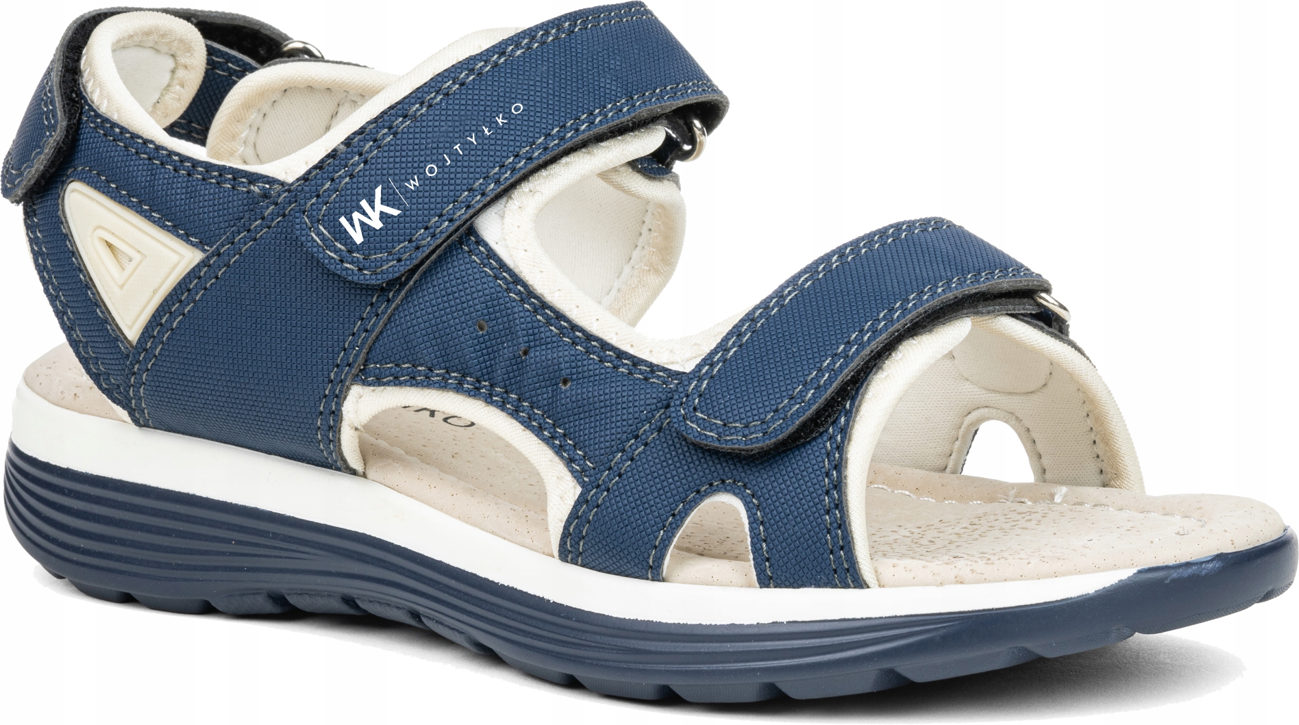 Sandály vč. kůže turistické sportovní námořnická modrá Tuhost H lehké Wojtyłko 40