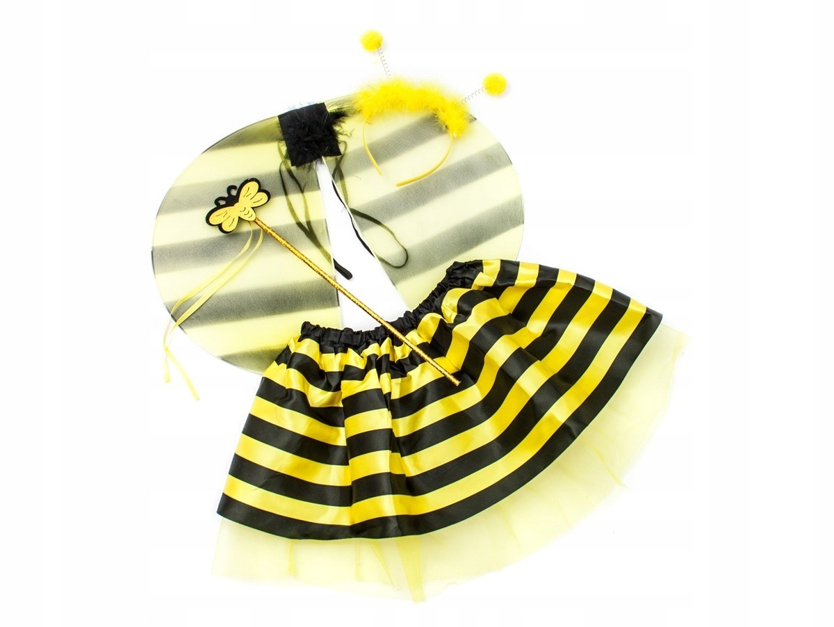 Zestaw 4 części Strój kostium Pszczoła 3-10 lat