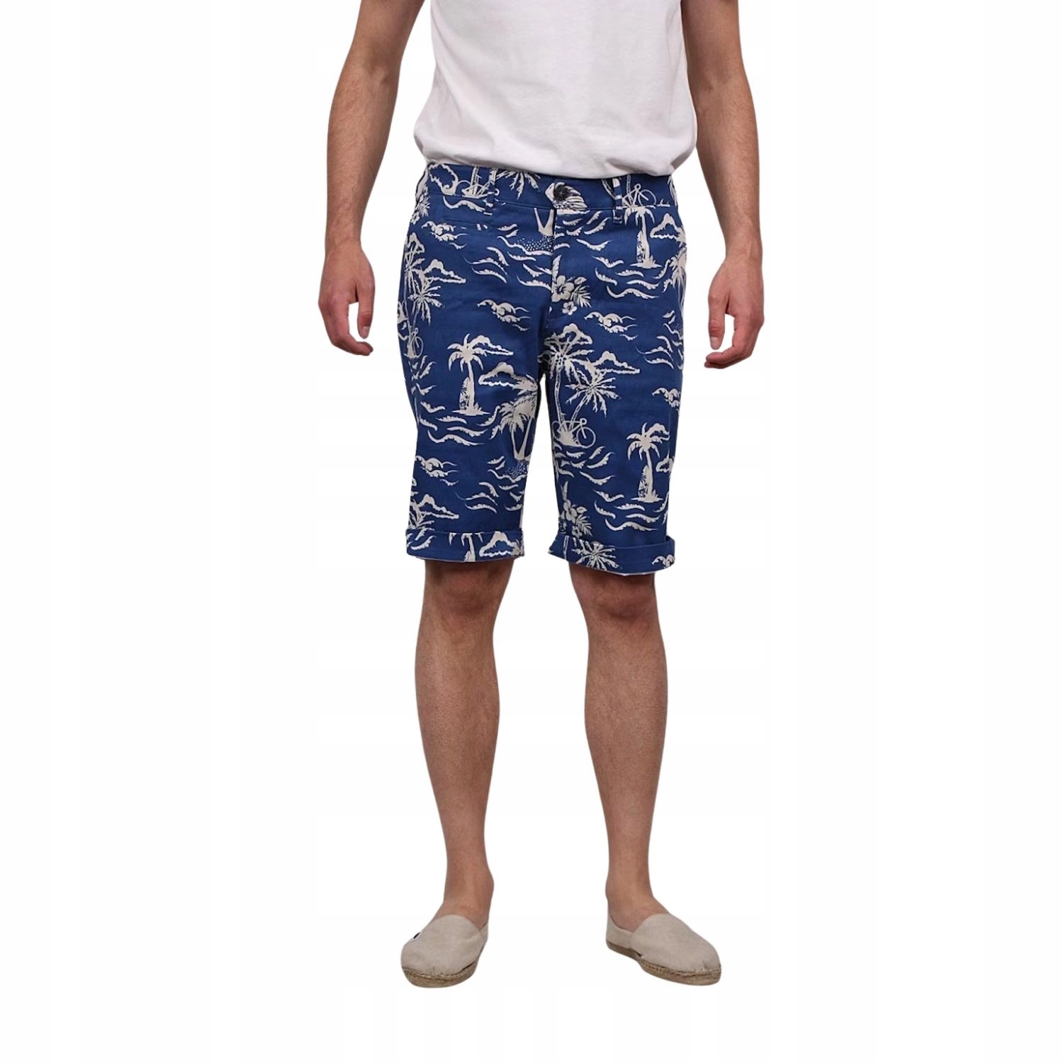 Pánské Kraťasy Faguo Saulieu, bermudy s potiskem, velikost W30