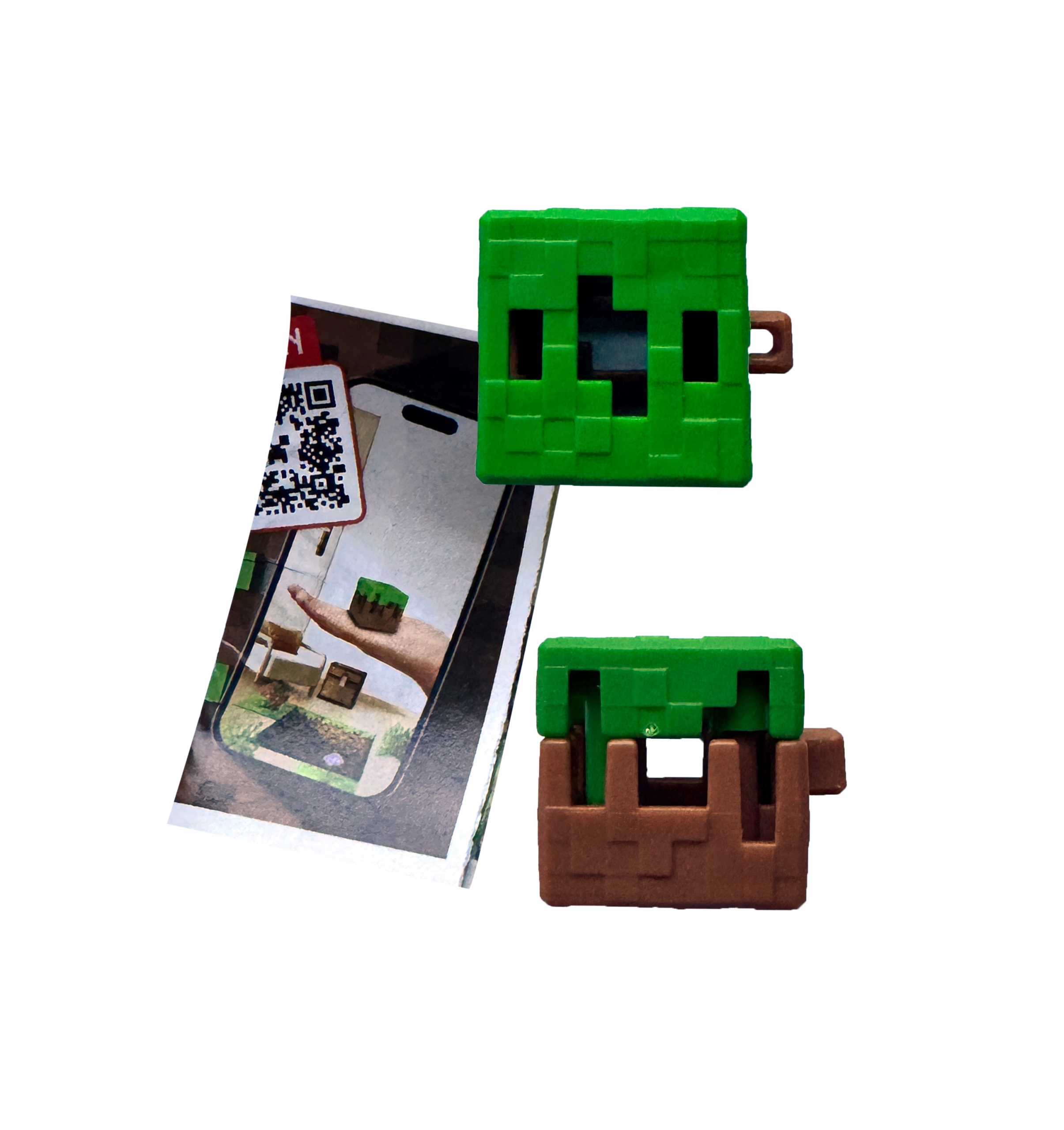 Figurka BLOK TRAWY Minecraft Kinder Joy VC336
