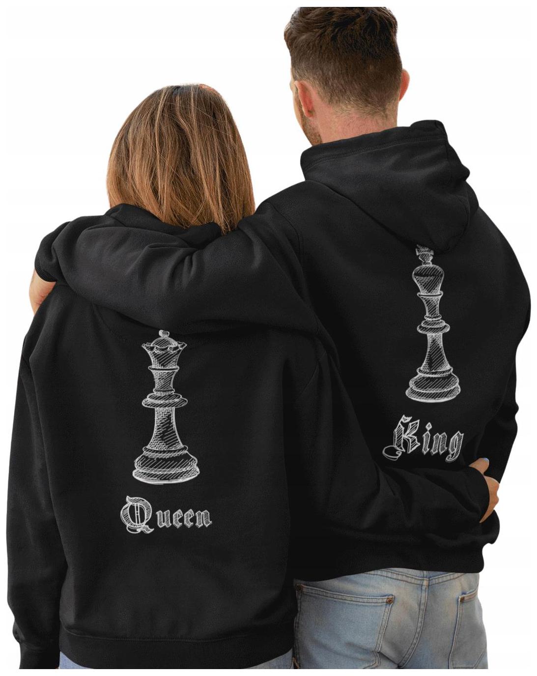 

Zestaw Bluzy z Kapturem Dla Par King Queen