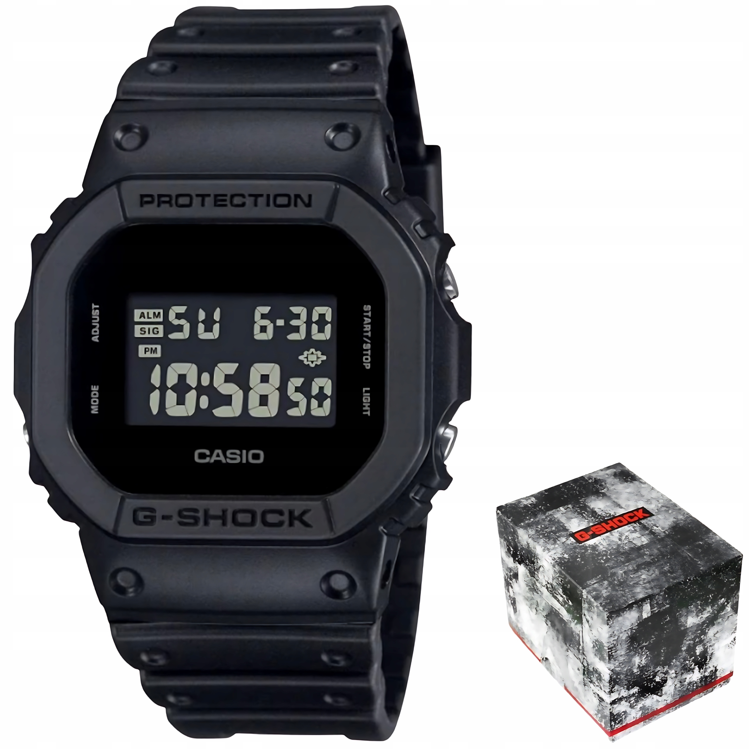 Pánské Hodinky Casio G-shock DW-5600UBB-1ER Černé WR200 Potápěčská krabička