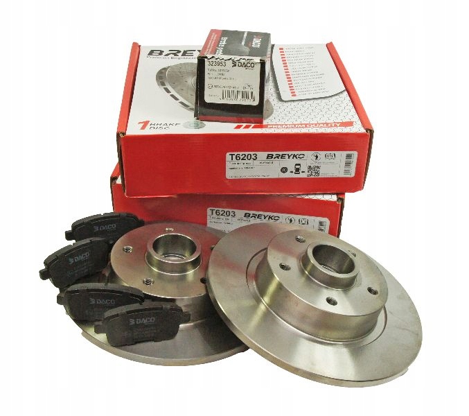 TARCZE+KLOCKI+ŁOŻYSKA TYŁ GRAND SCENIC III elektr.