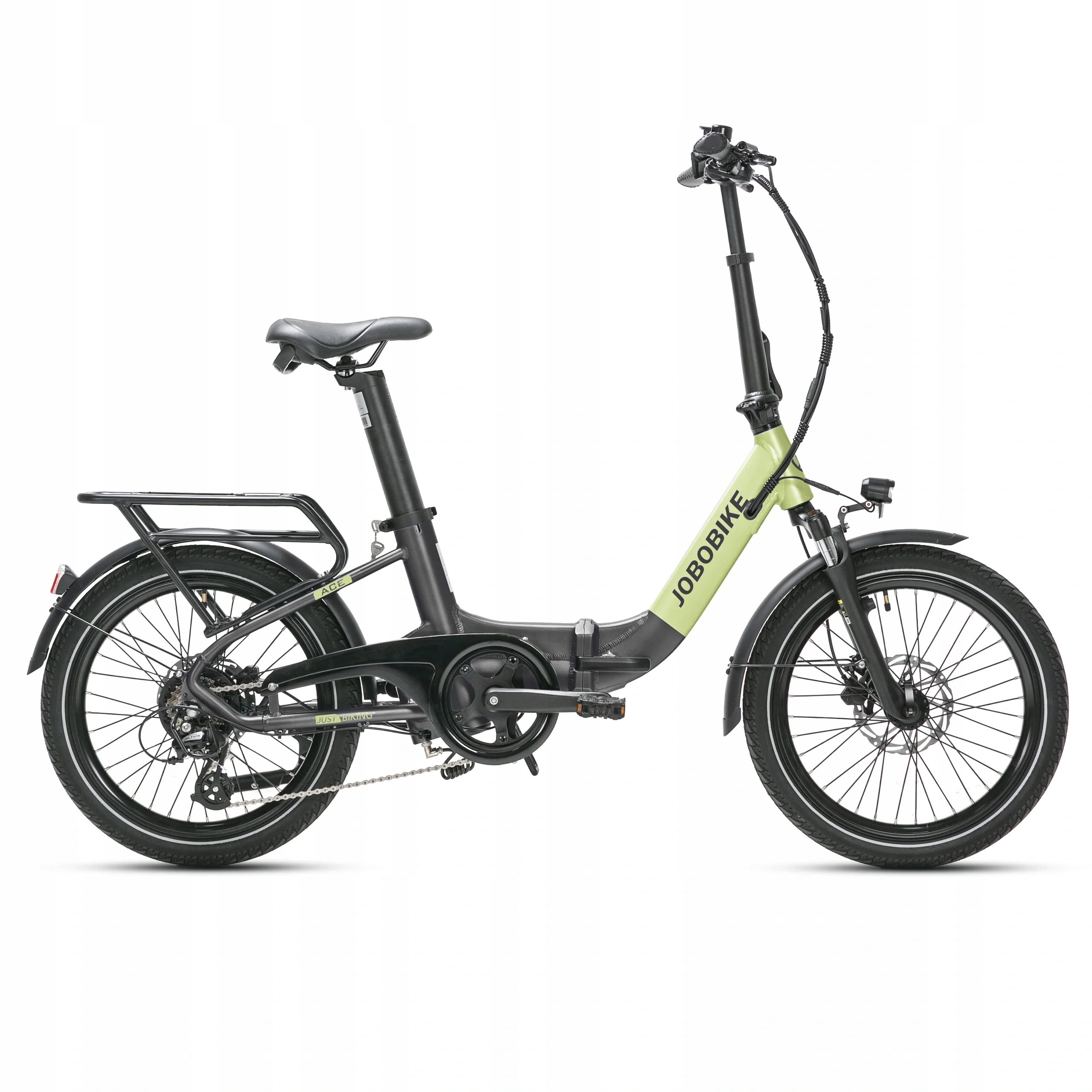 Rower elektryczny Jobobike Ace składak 10Ah koło 20" aluminium żółty 250 W