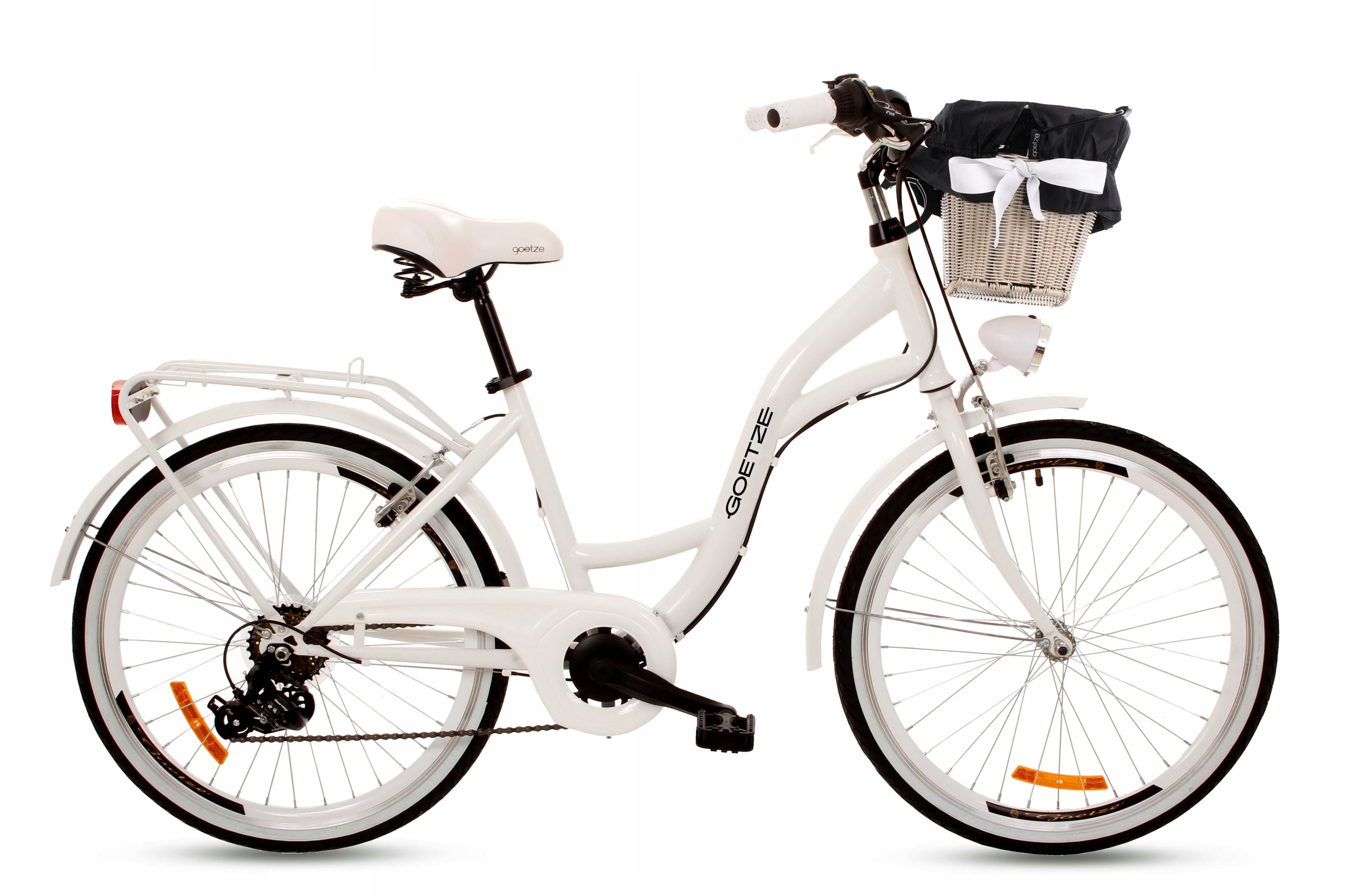 Rower miejski Goetze Mood 24 damski Shimano kosz