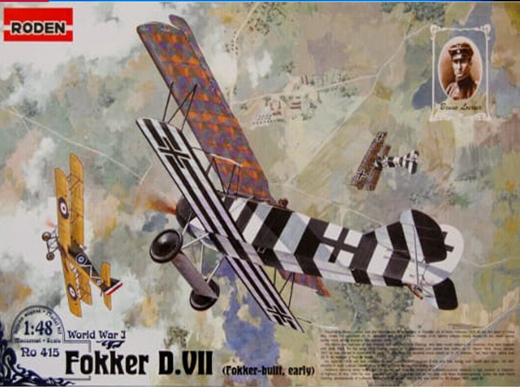 Roden 415 Samolot Fokker D.VII [Early]1:48