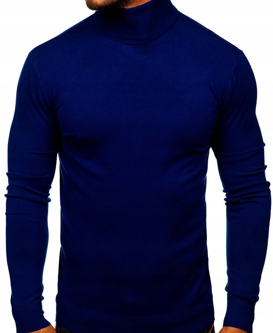 

Sweter z golfem golf męski klasyczny L
