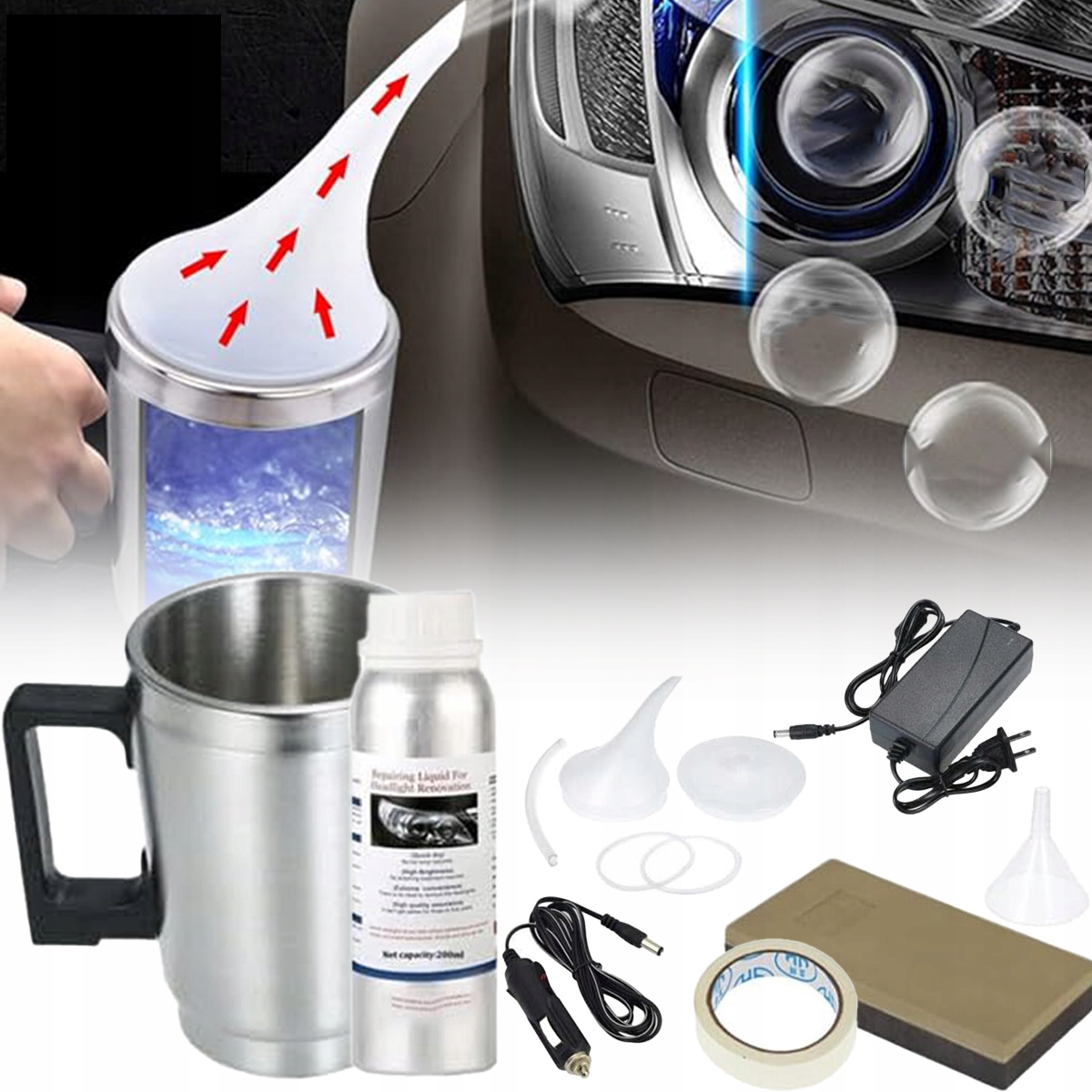 Sada Pro Regeneraci Reflektorů Čajníků 200 Ml