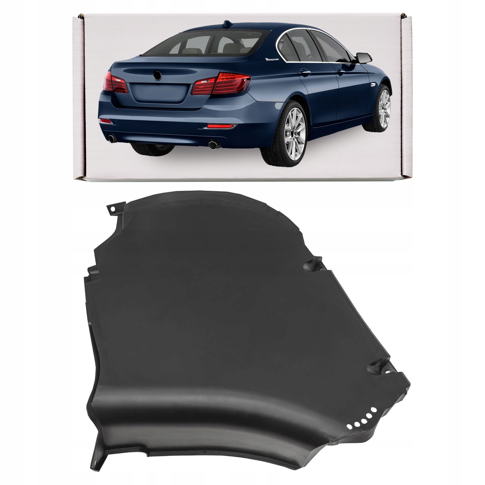 Bmw Řada 5 F10 Sedan 2010-2016, Kryt Zadního Nárazníku Pravý 51757186522