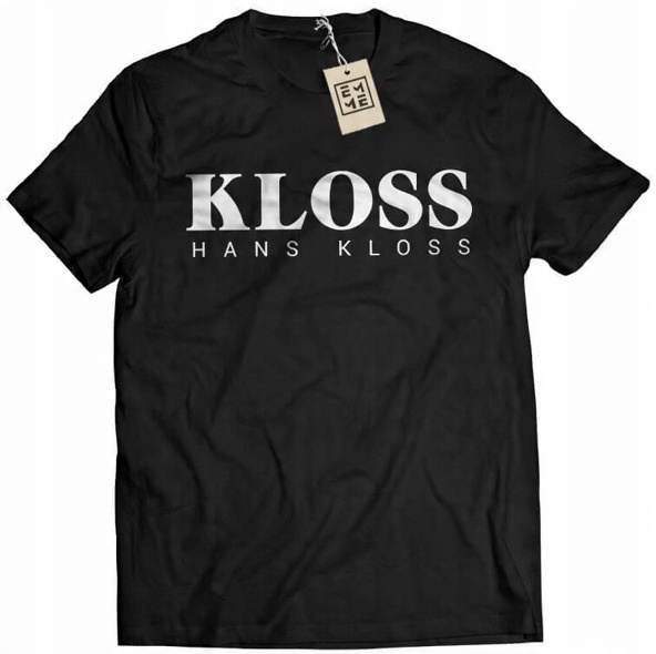 

Koszulka Hans Kloss Boss logo parodia czarna L