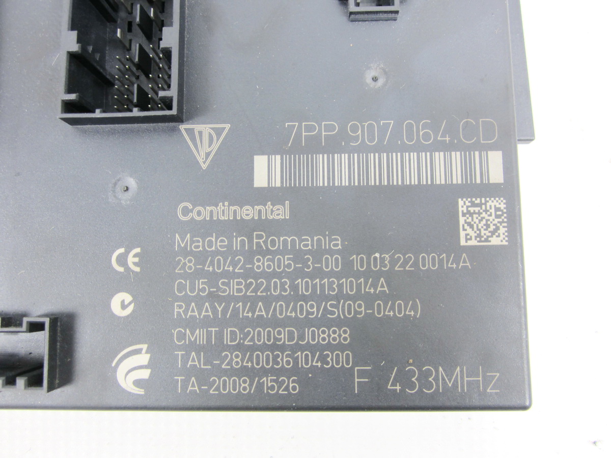 module control unit komfortu Porsche Cayenne S II 958 7P5 92A 4.8 V8