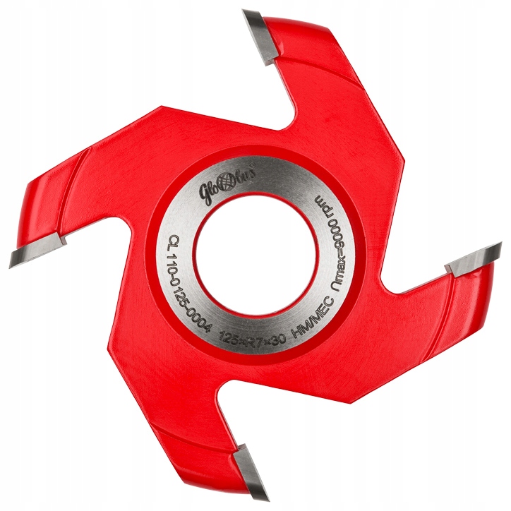 Frez półokrągły wypukły HM 125x30x18/R=9 GLOBUS Rodzaj frezu kształtowy