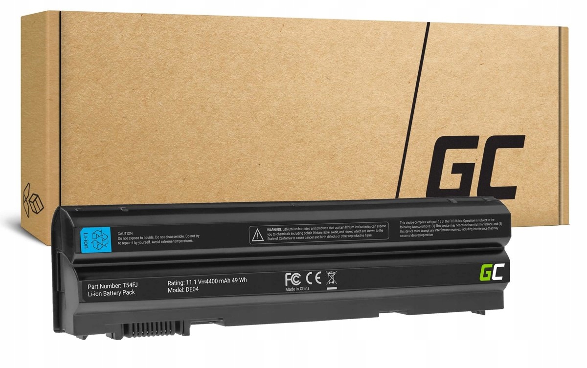 

Bateria Green Cell De E5420-68-3S2P Dell 4400 mAh