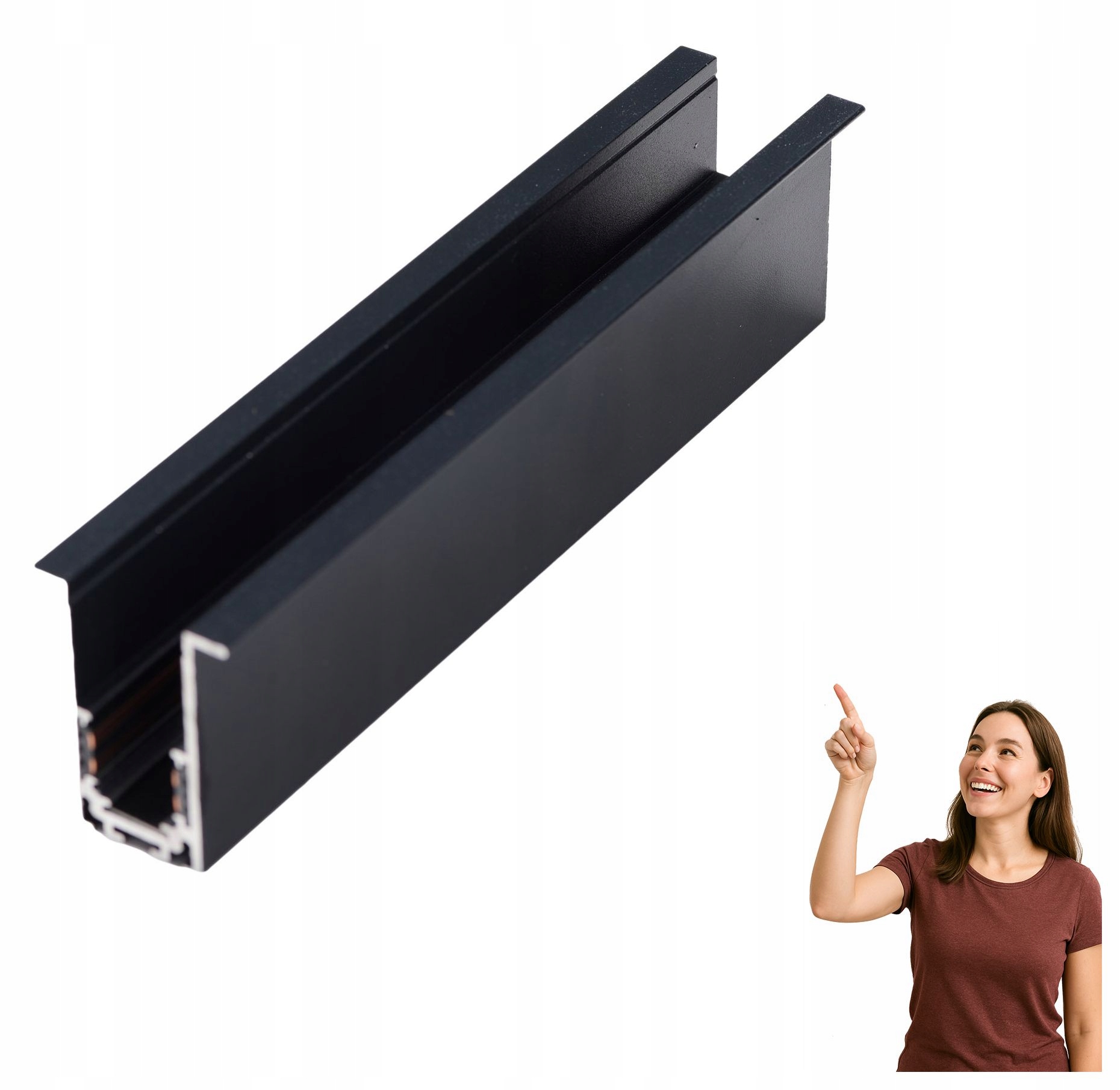 Magnetický kabel 1 m Pt EasyFix 1F/3F Bk Alfa Track Magnetic AZ5676