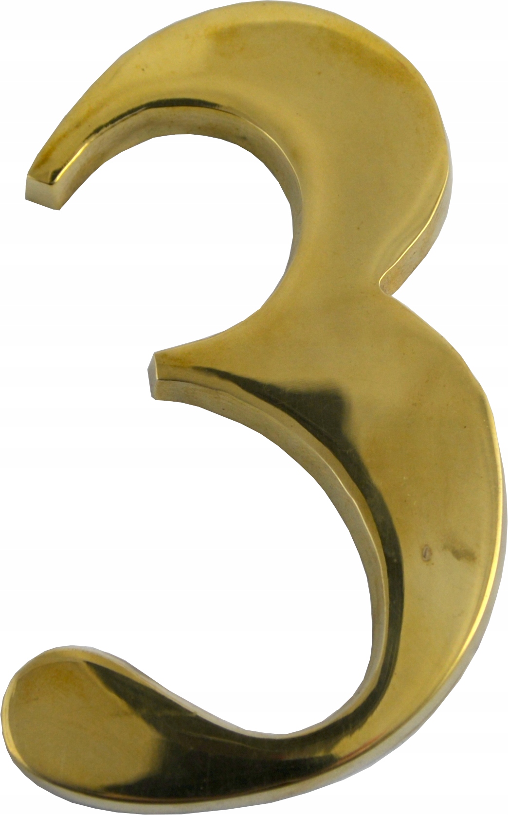 Cyfra MOSIĘŻNA na dom 14 cm Nr 3