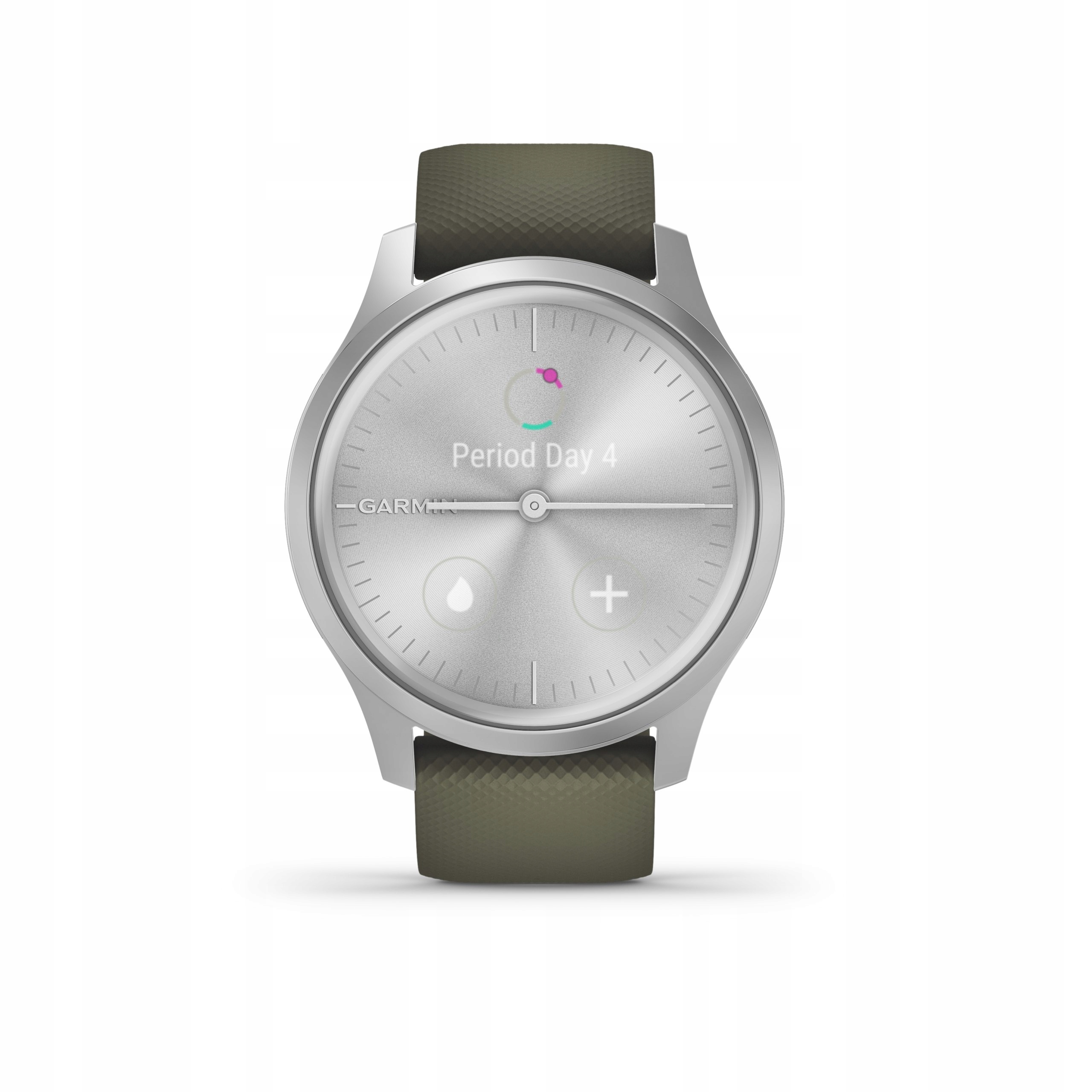 GARMIN VIVOMOVE STYLE smartwatch / srebrno-zielony Marka Garmin