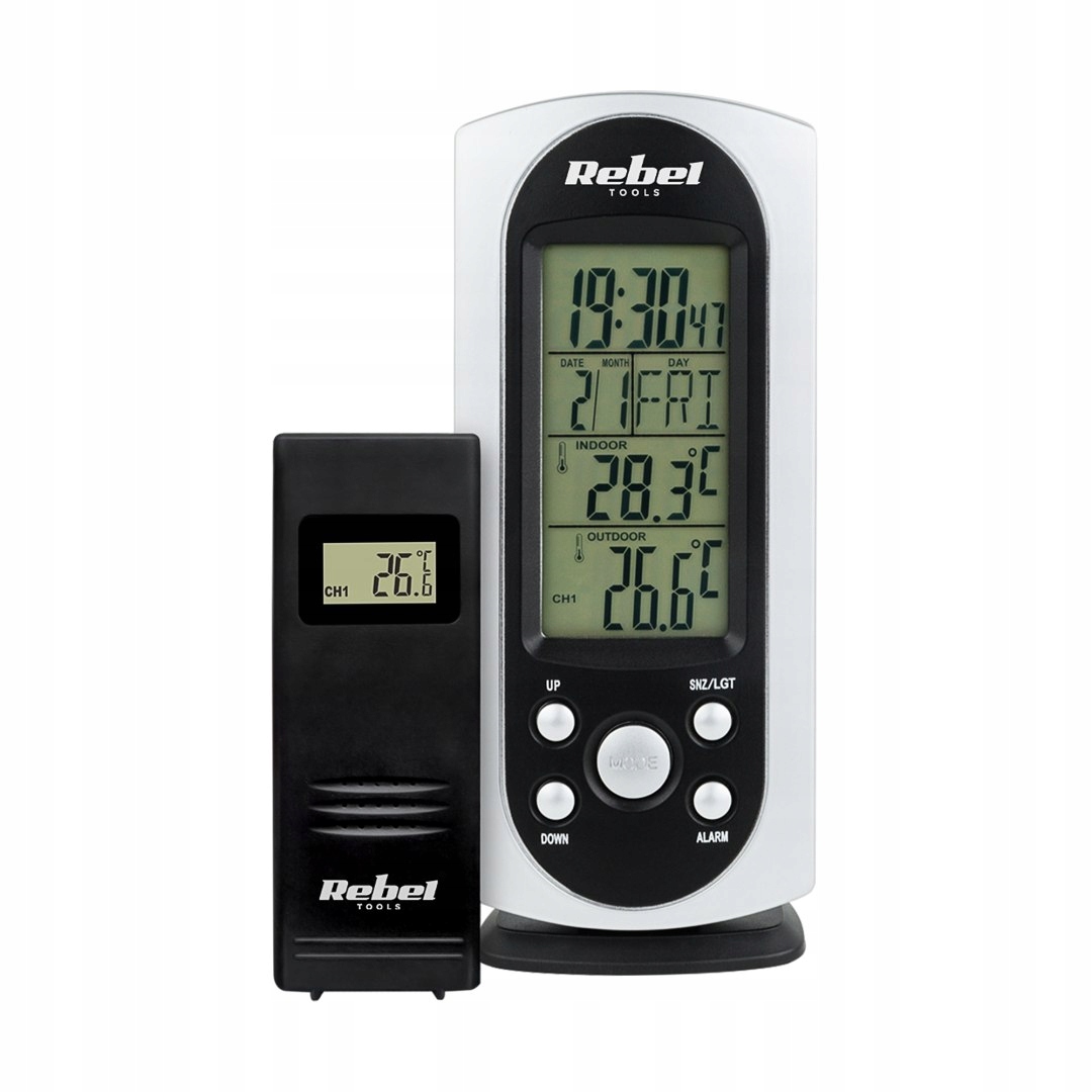 Bezprzewodowa Stacja Pogodowa Z Czujnikiem Zewnętrznym