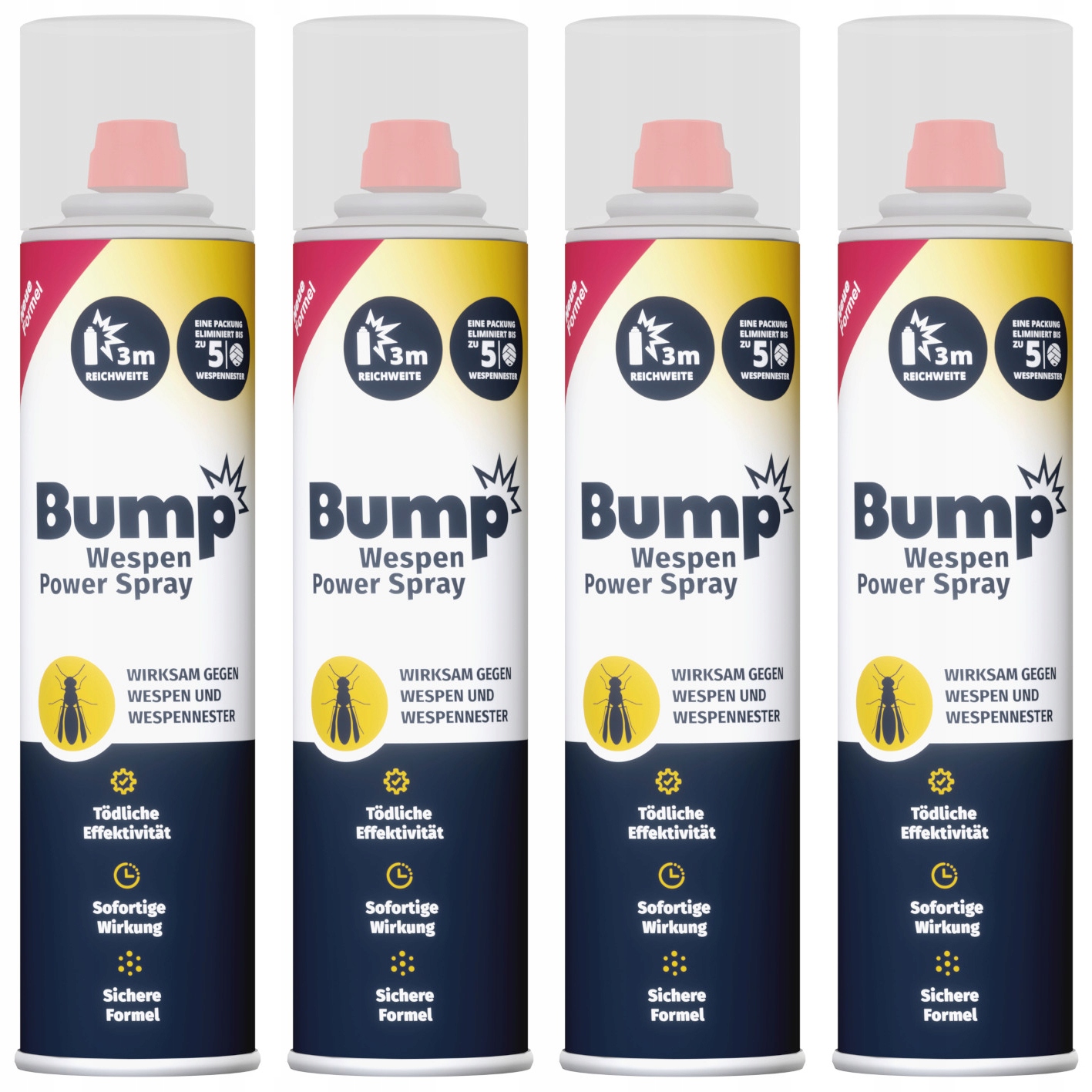 

Bump Wespen Gaśnica na osy i szerszenie 4x300ml