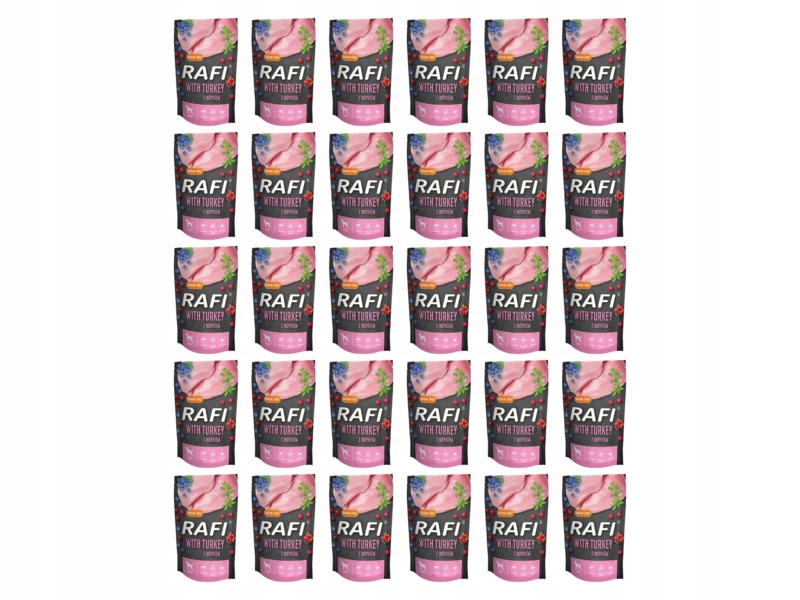 30 x Karma dla psa Rafi z Indykiem 30 x 500 g