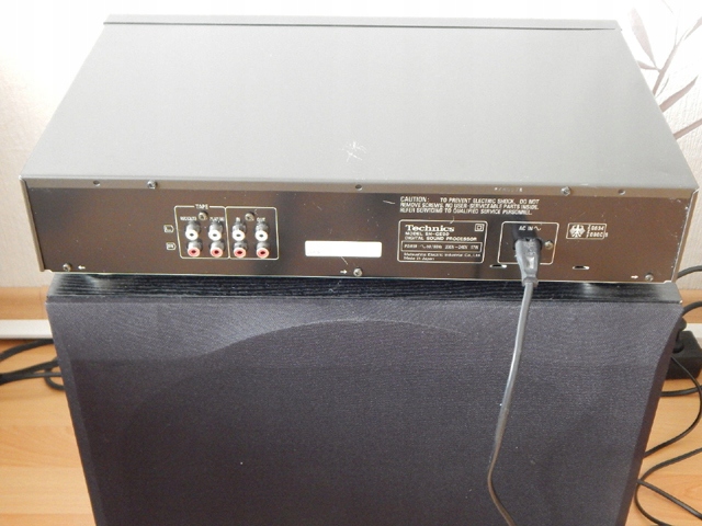 SH-GE90 DSP Technics Korektor graficzny Digital Sound Processor c3 Kolor czarny