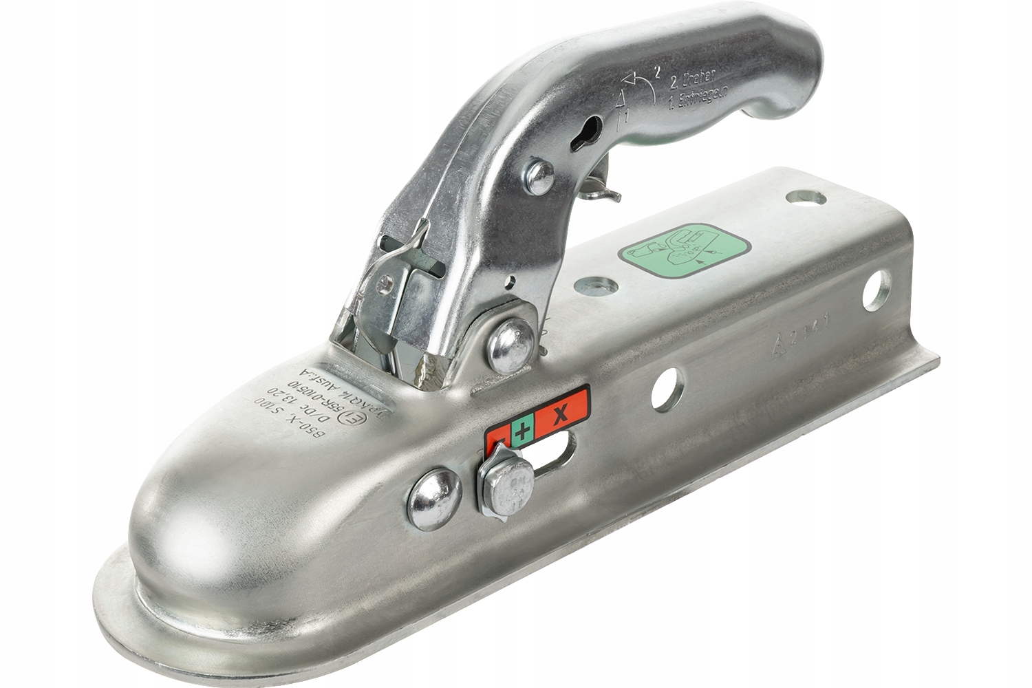 Kulový závěs pro přívěs Knott KQ14A 1400 kg na čtvercovou oje 50 mm