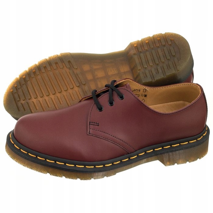 

Buty Damskie Półbuty Glany Dr. Martens 1461 Bordo