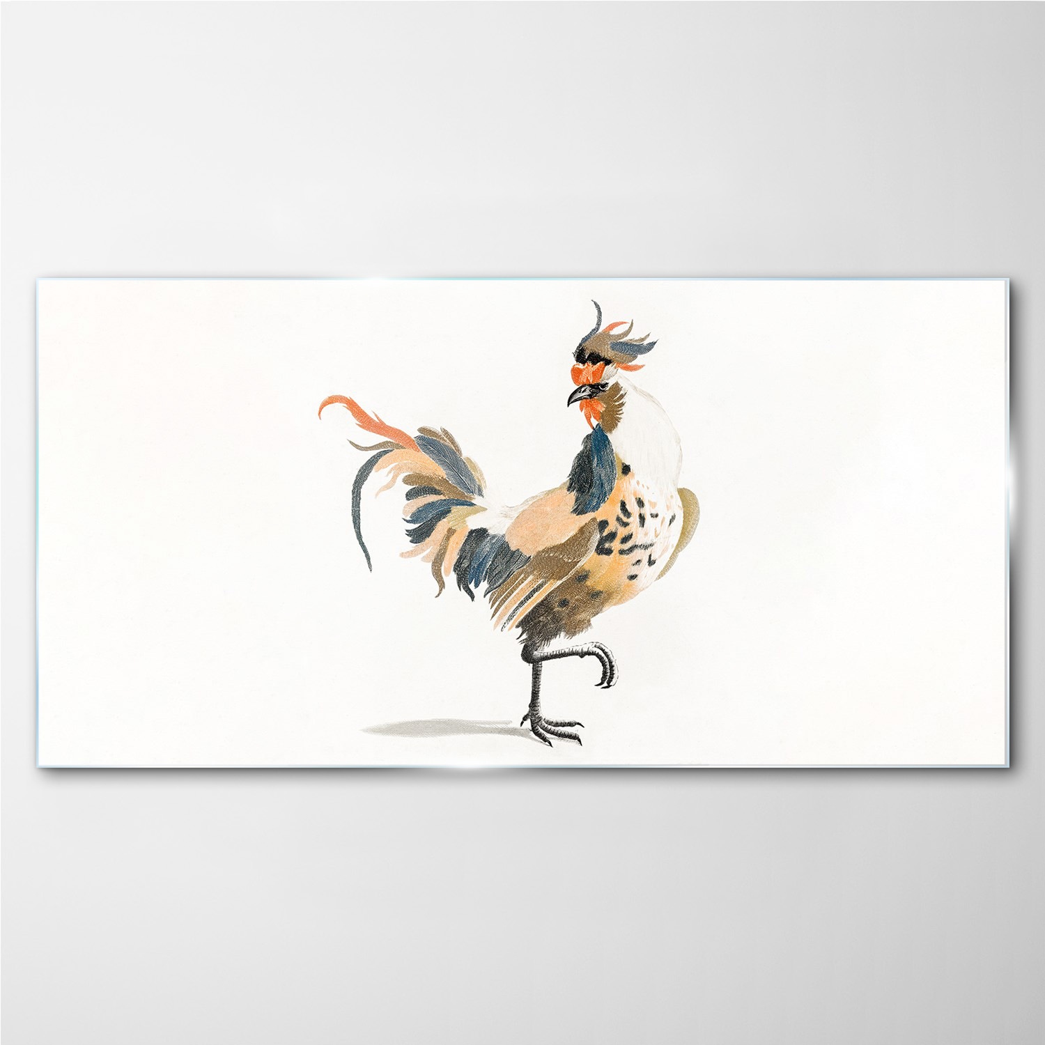 

Foto-obraz szklany Zwierzę ptak kogut 100x50 cm