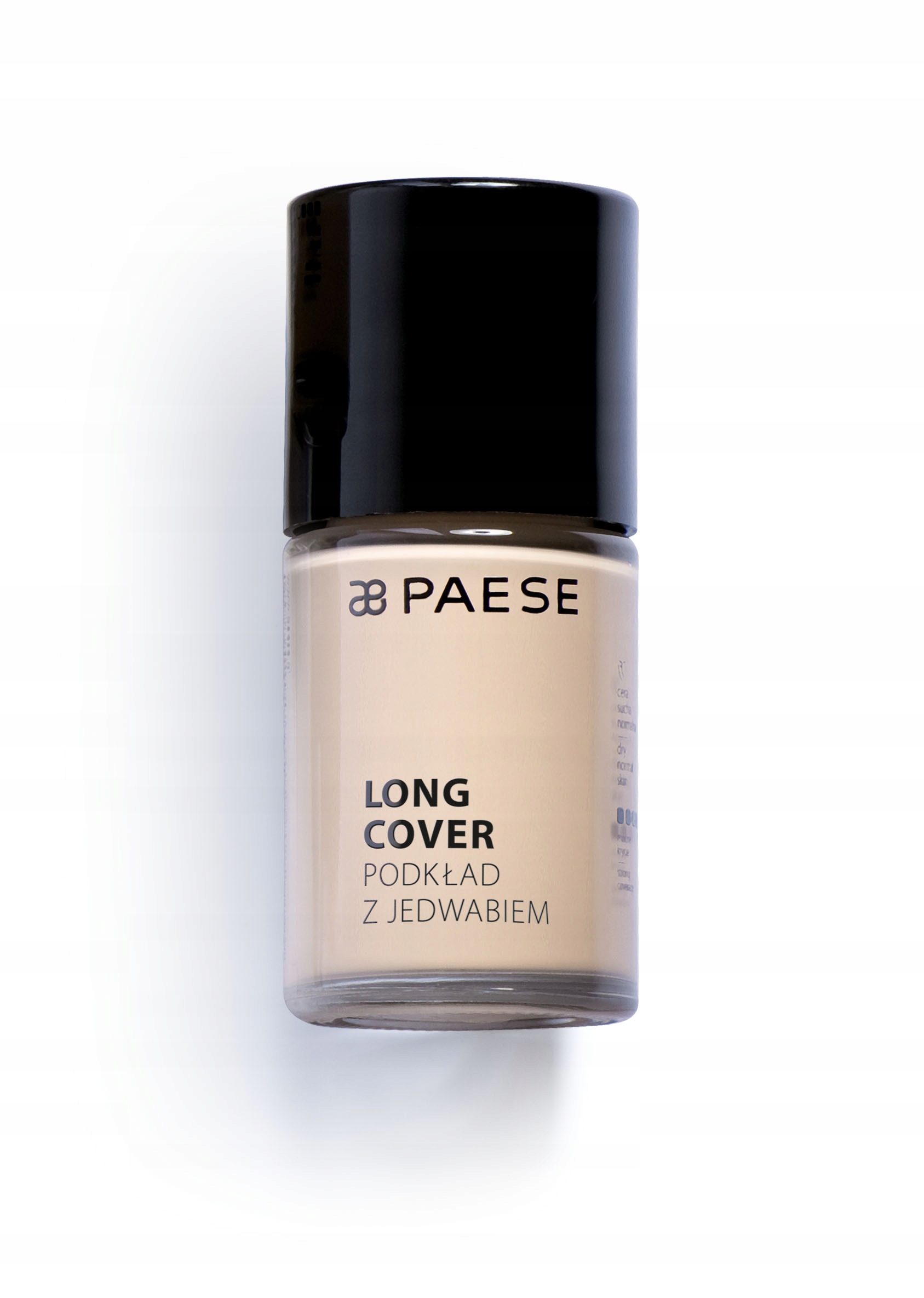 2x Paese Long Cover Podkład Z Jedwabiem 02N Jasny Beż