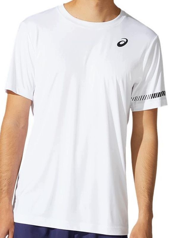 Pánské sportovní tričko Asics Court Ss Tee White S