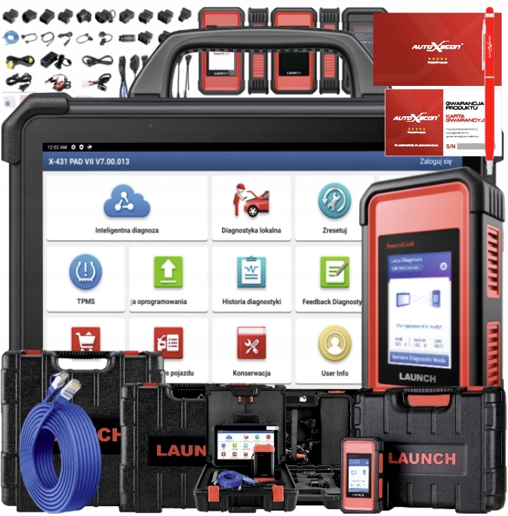 Launch x431PAD VII DOiP Programování Flash