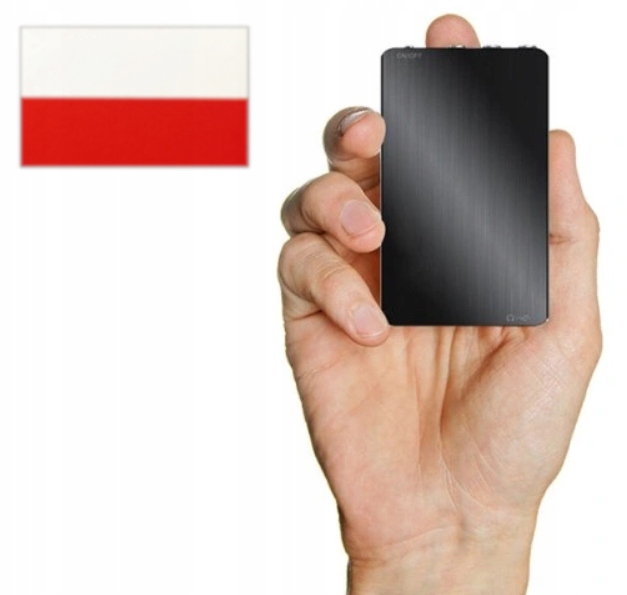 Špionážny diktafón DraVires 32 Gb, aktivácia hlasom nálepka