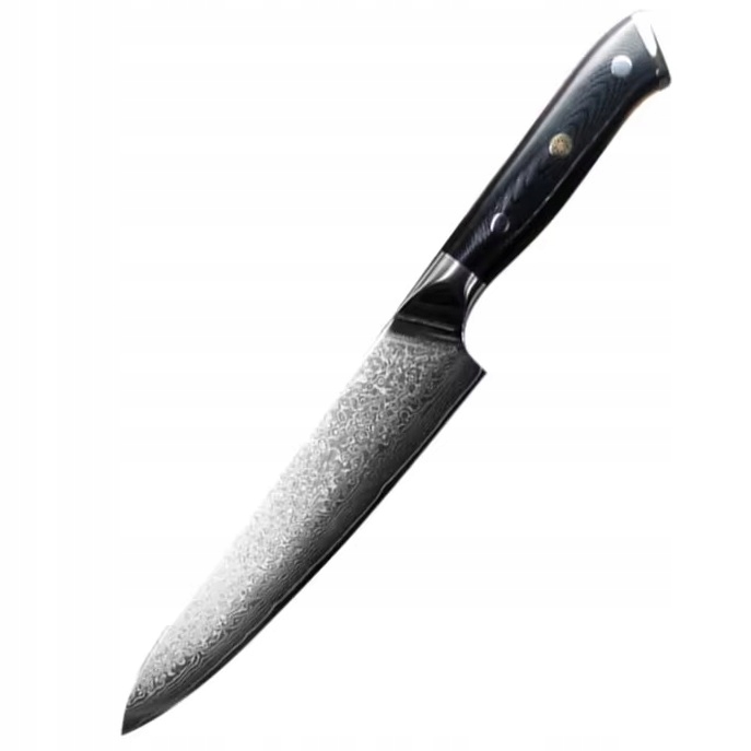 Damaškový kuchynský nôž Big Chef/Čierna KP-32715