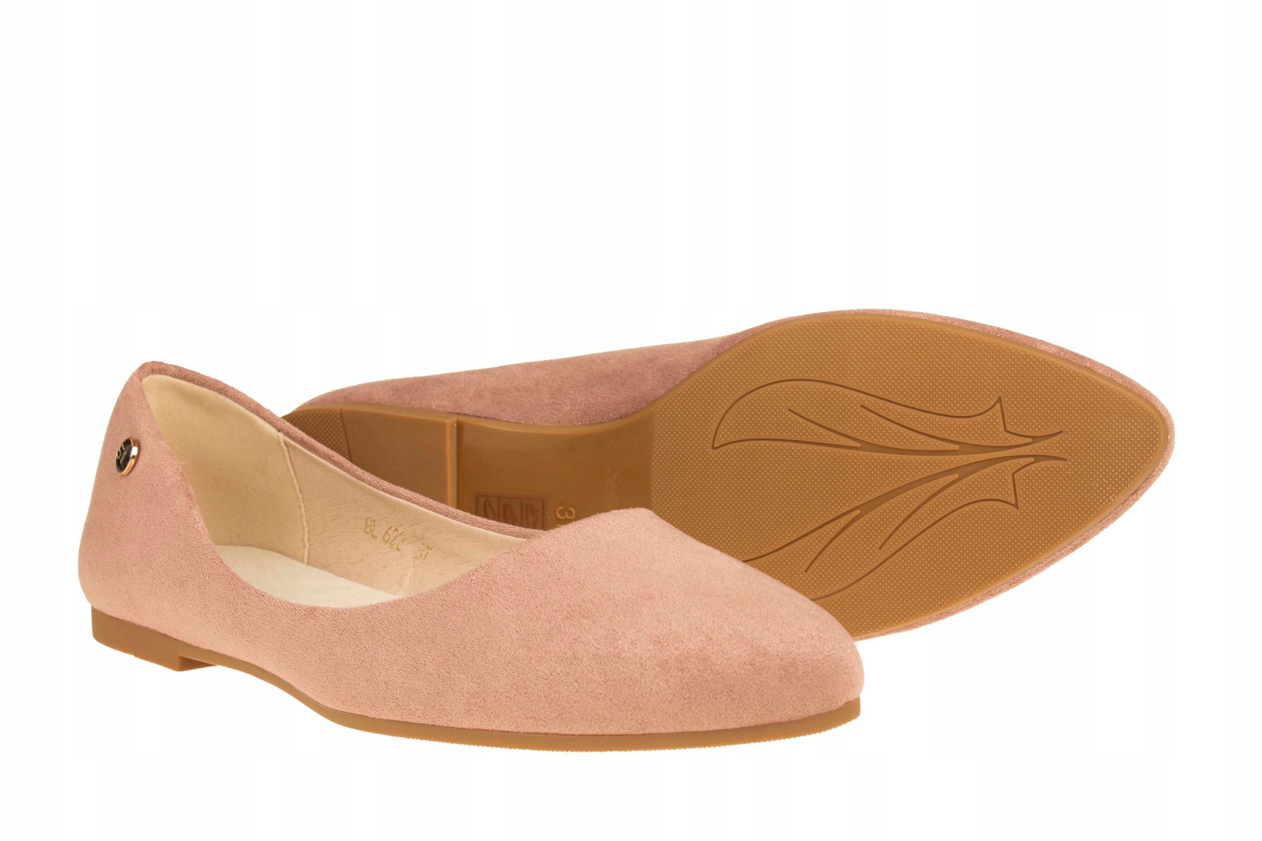 SERGIO LEONE BALETKI BL622 RÓŻOWY MIC R. 37 Rozmiar 37