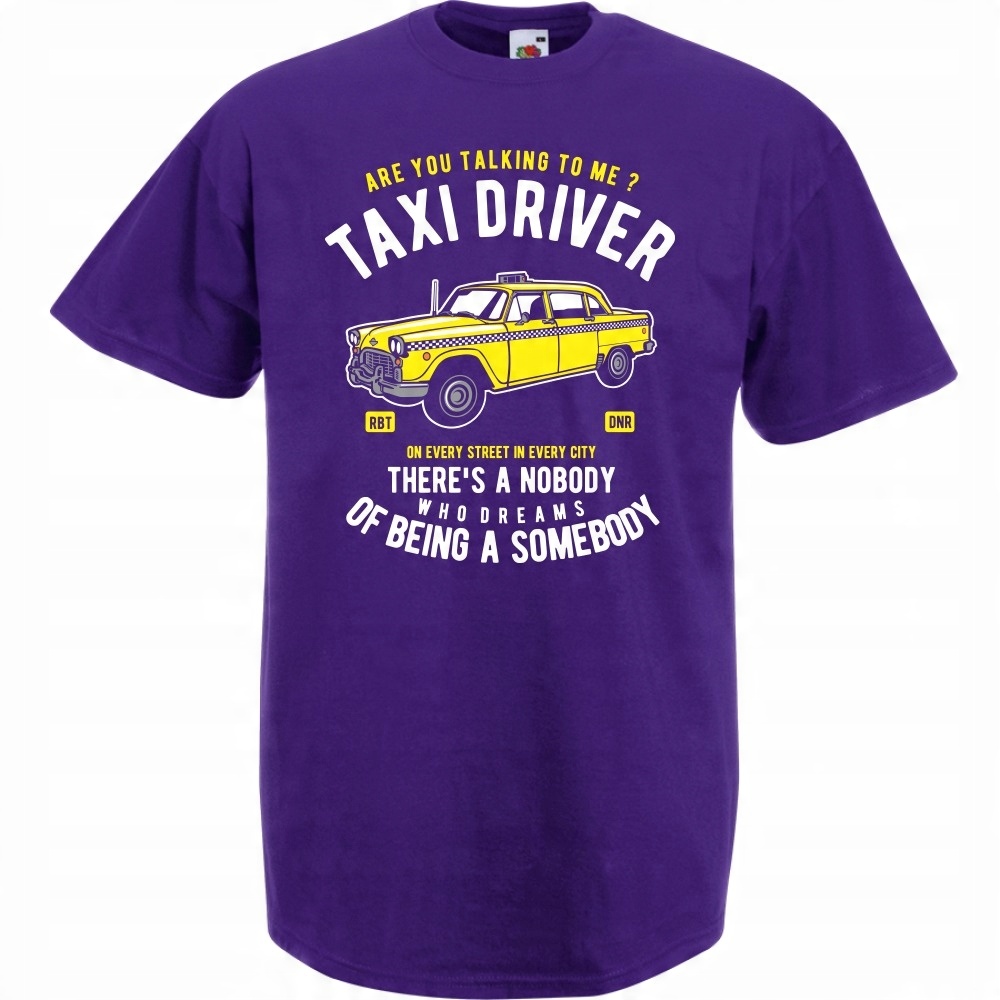 

Koszulka taksówka taksówkarz taxi L fioletowa