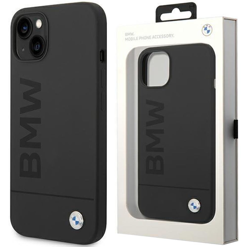 Bmw Silicone Signature Logo Magsafe – Pouzdro pro iPhone 14 Plus (černé)