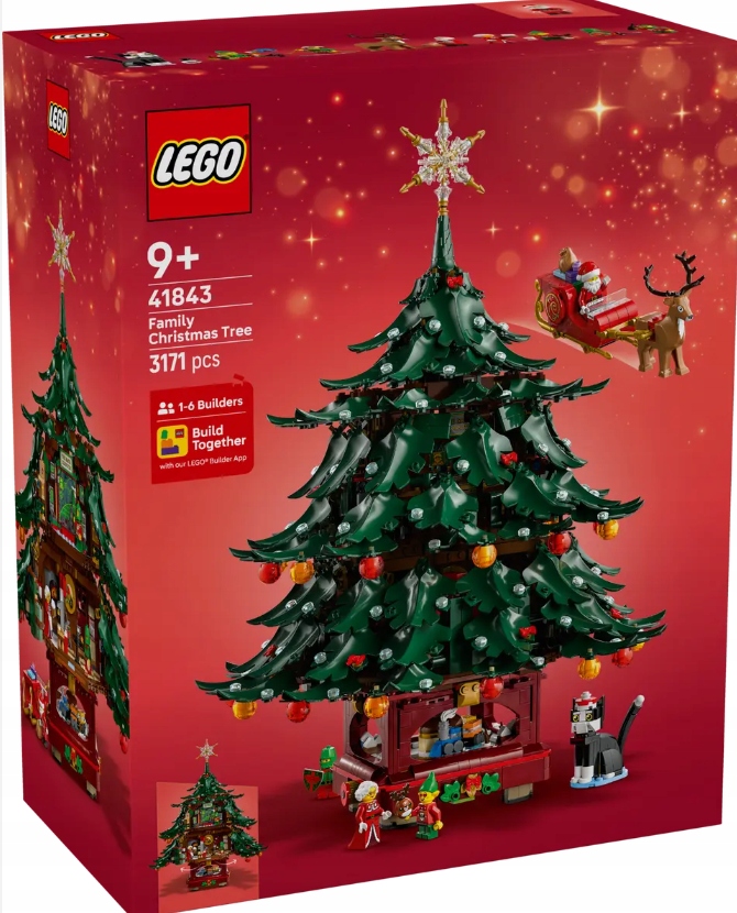 Lego Icons 41843 Rodinný vánoční stromek