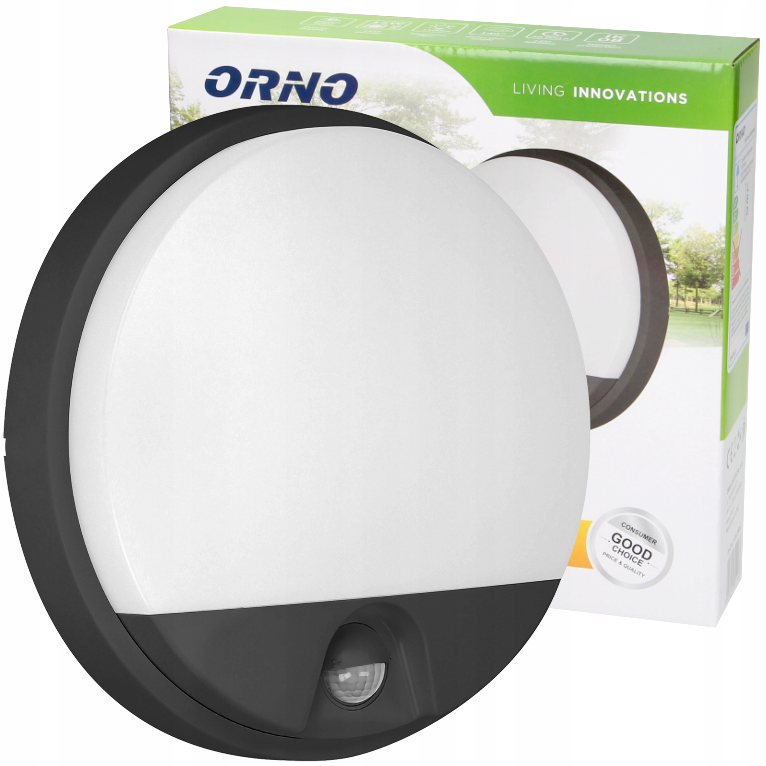 

Lampa Zewnętrzna Led Czujnik Ruchu Zmierzchu 15W