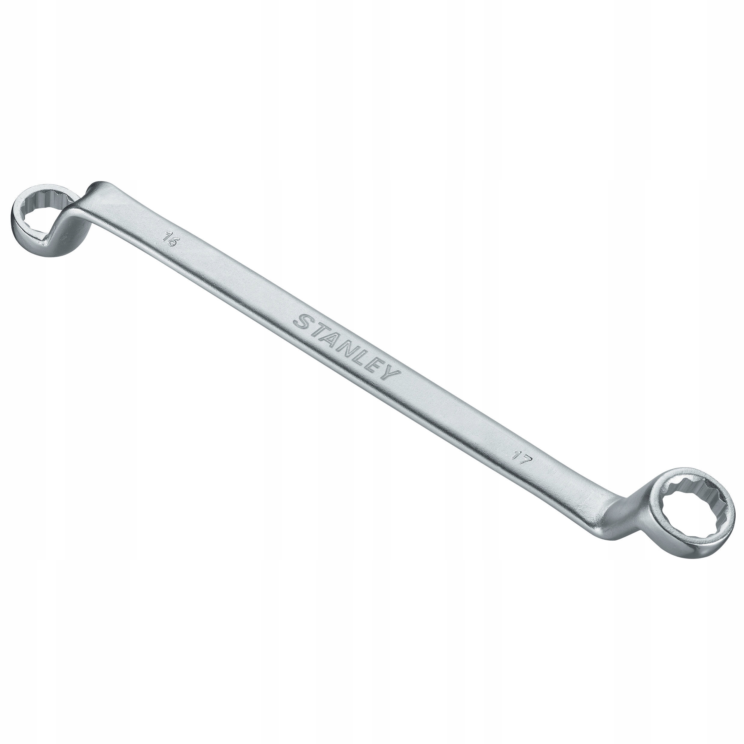 

Stanley 878064 Klucz oczkowy wygięty 16 x 17 mm [k