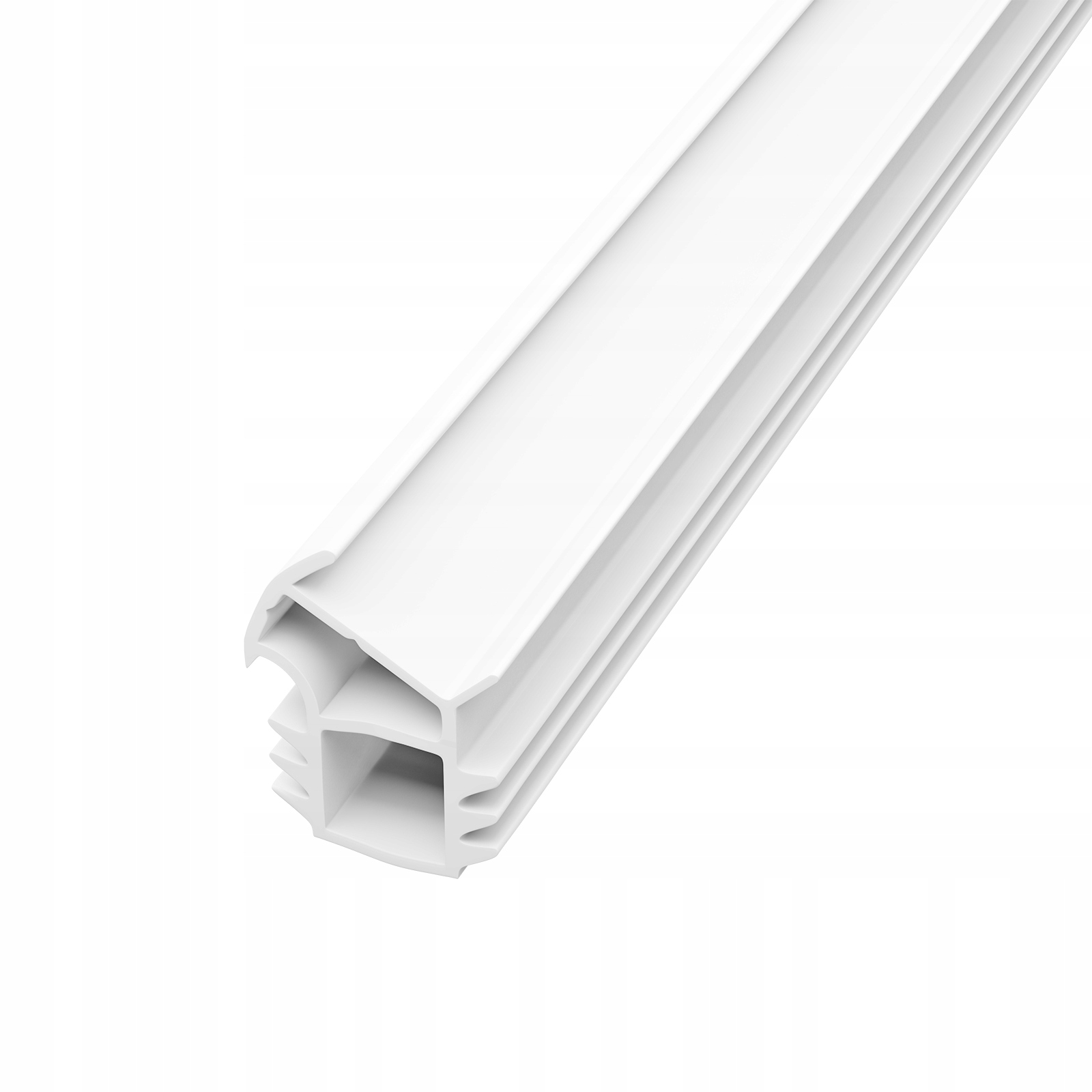 Tesnenie vonkajších dverí oceľovej kovovej zárubne 35 m KU-11 biele