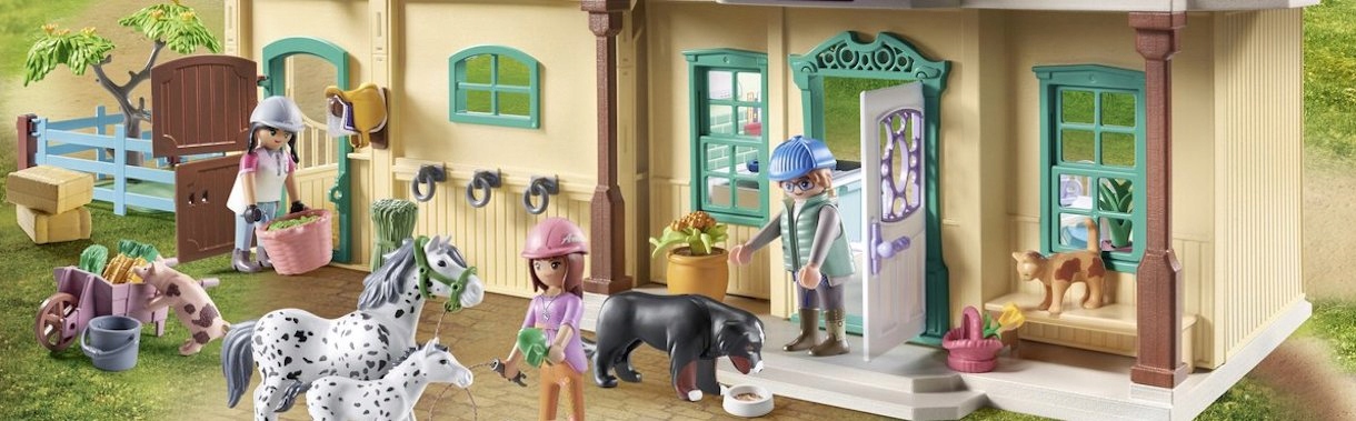 PLAYMOBIL RANCZO WATERFALL KOWAL BEN I KOŃ ACHILLES 71357 Rodzaj zestaw