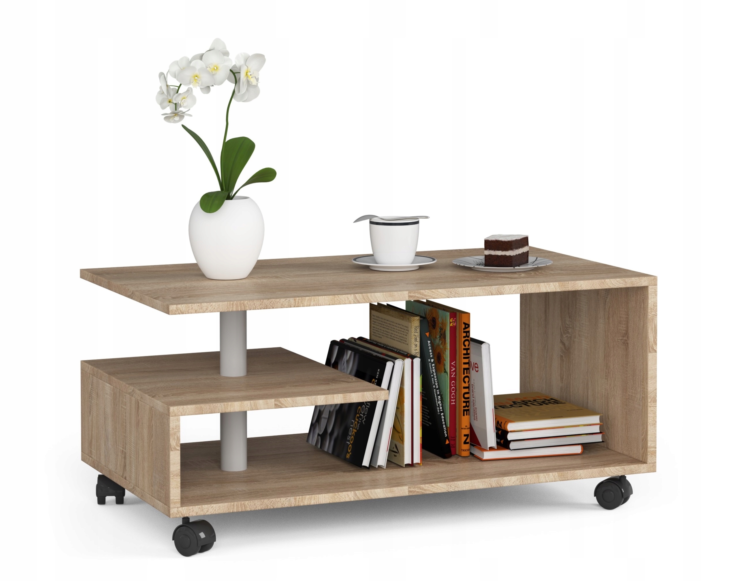 Lavica konferenčný stolík Vini dub sonoma 90x51 cm Akd