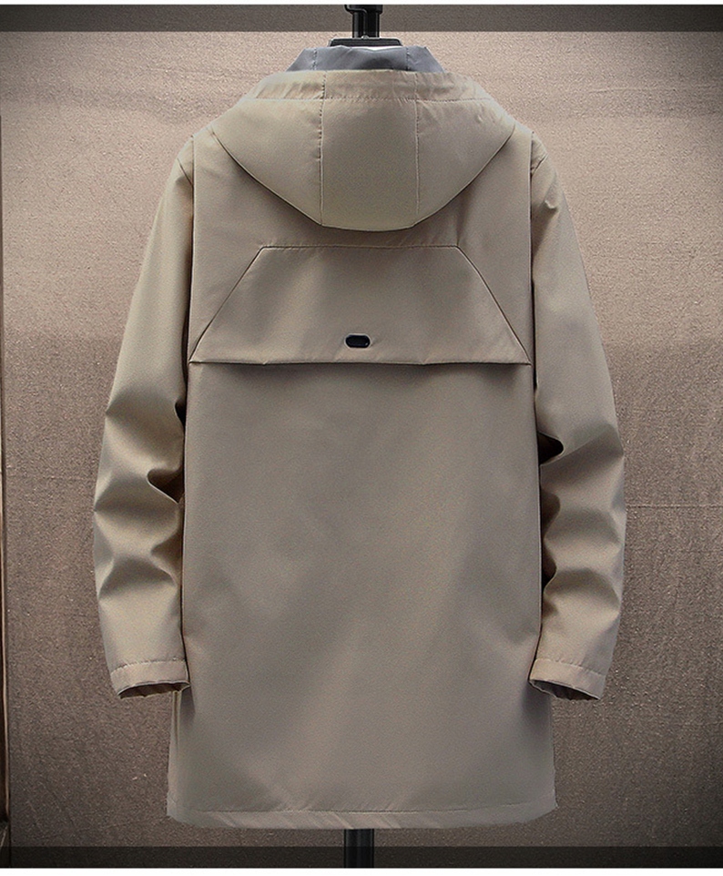 MĘSKA JESIENNA PŁASZCZ PROCHOWIEC PARKA BIZNESOWA Płeć mężczyzna