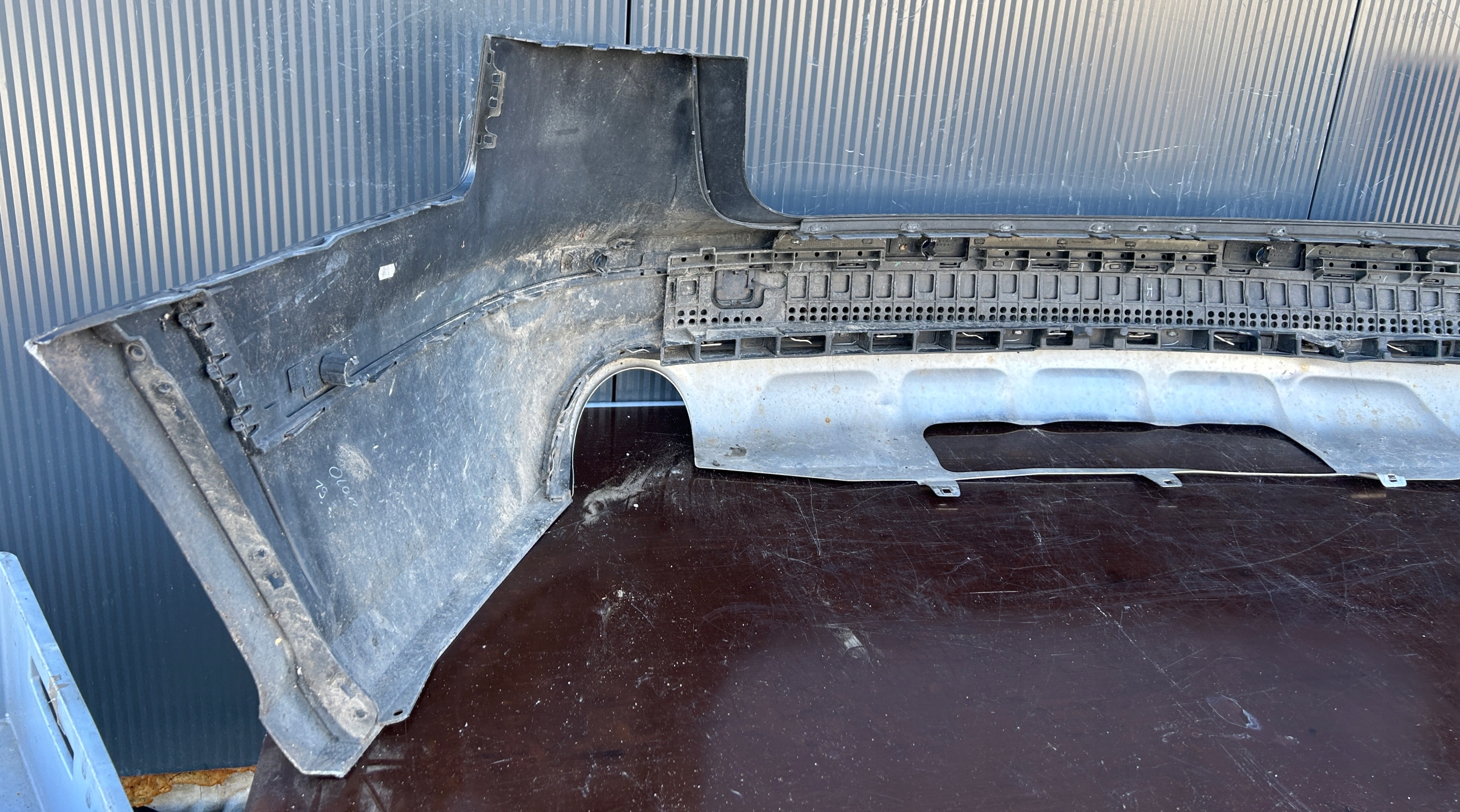 bumper rear part rear AUDI A6 C7 ALLROAD 12- 6X PDC