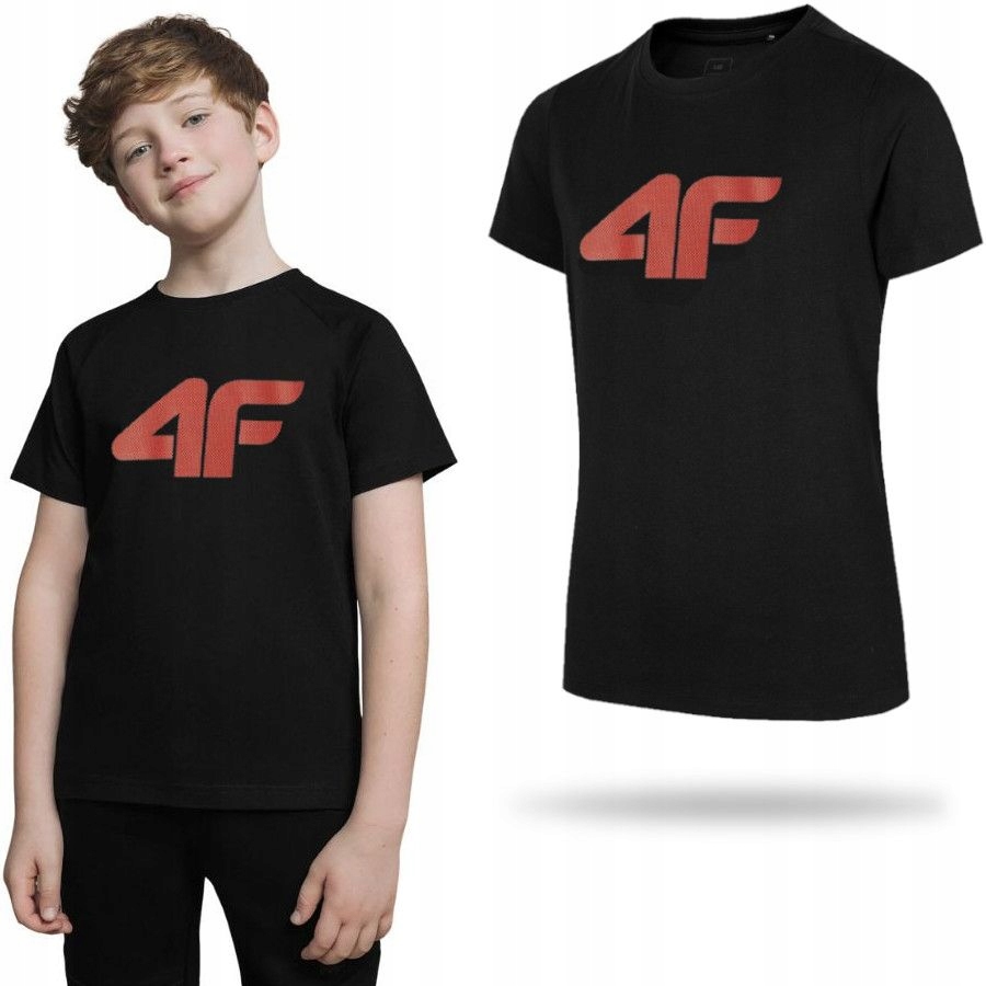 

Koszulka chłopięca 4F dziecięca t-shirt sportowa